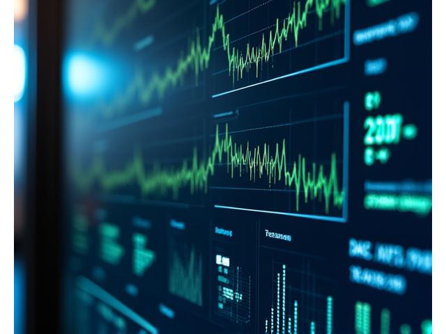 Digital dashboard displaying real-time energy usage and power quality metrics