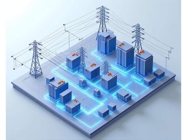 Complex diagram showing a data center's multi-layered backup power system, including UPS and generators